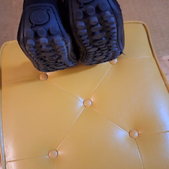 BLACK LEATHER LOAFER. - Picture 3 of 4